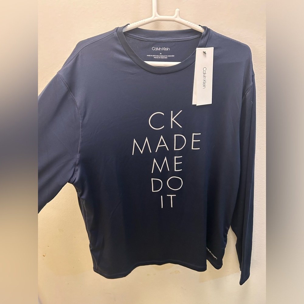 Calvin Klein Man Long Sleeve T Shirt BRAND NEW NWT